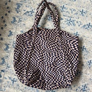 Baggu Cloud Tote Checkered